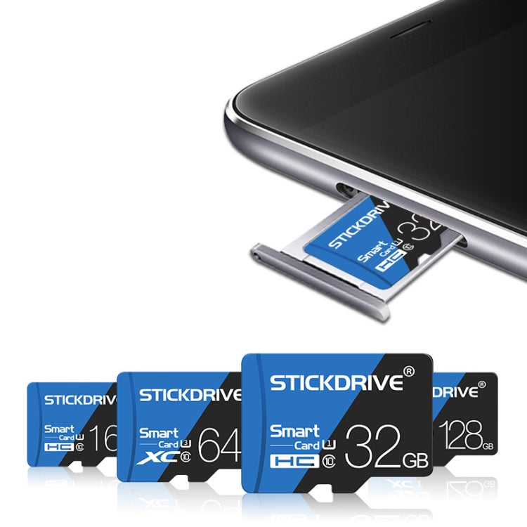 Tarjeta de memoria STICKDRIVE 128GB U3 de alta velocidad azul y negra TF (Micro SD), 128GB