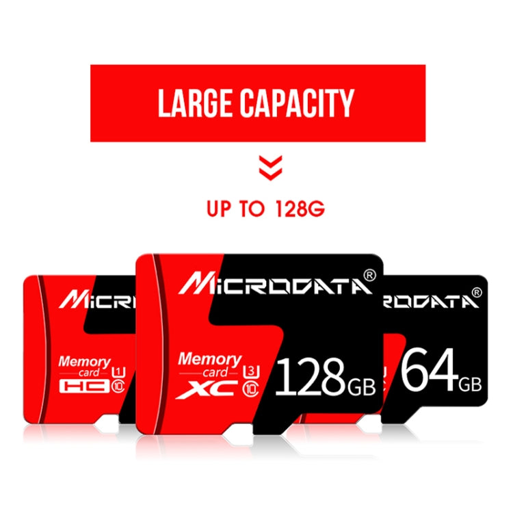 Tarjeta de Memoria MICRODATA 16GB U1 Roja y Negra TF(Micro SD), 16GB