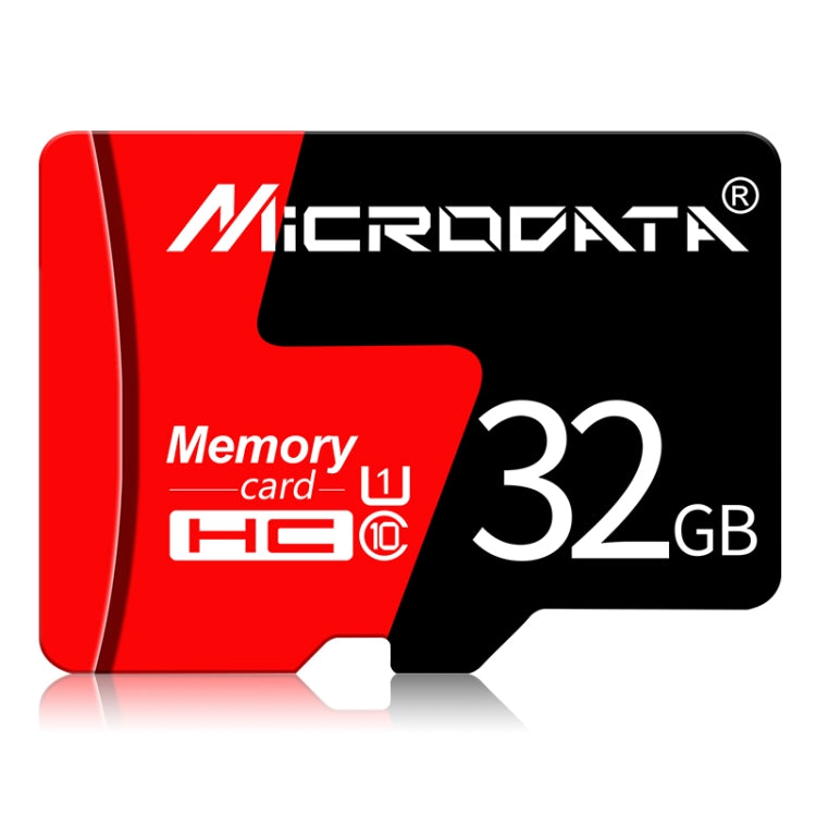 Tarjeta de Memoria MICRODATA 32GB U1 Roja y Negra TF(Micro SD), 32GB