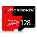 Tarjeta de Memoria MICRODATA 128GB U3 Roja y Negra TF(Micro SD), 128GB