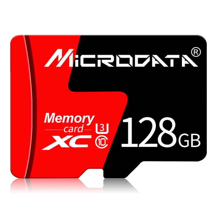 Tarjeta de Memoria MICRODATA 128GB U3 Roja y Negra TF(Micro SD), 128GB
