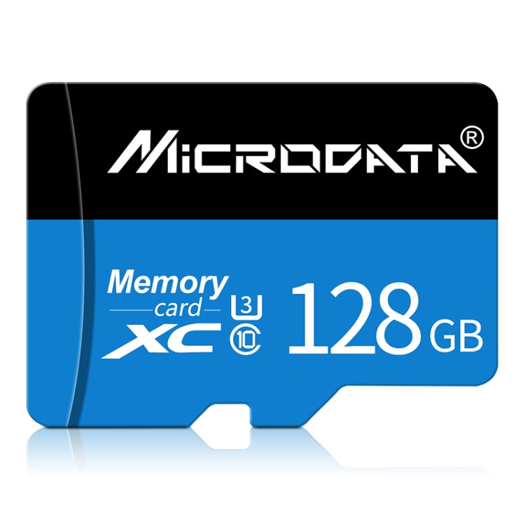 Tarjeta de Memoria MICRODATA 128GB U3 Azul y Negra TF(Micro SD), 128GB
