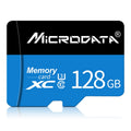Tarjeta de Memoria MICRODATA 128GB U3 Azul y Negra TF(Micro SD), 128GB