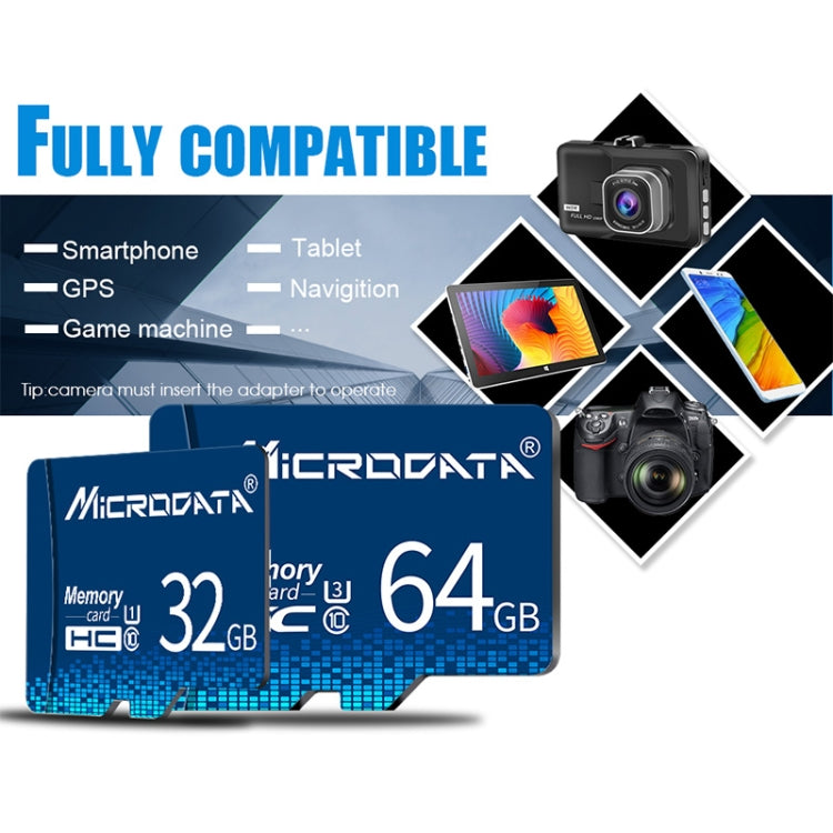 Tarjeta de Memoria MICRODATA 16GB U1 Azul TF(Micro SD), 16GB