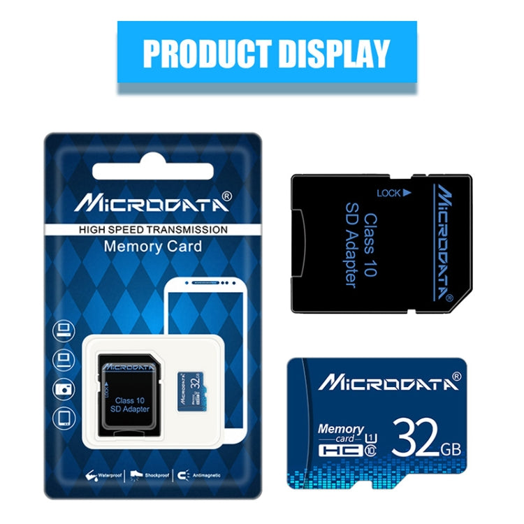 Tarjeta de Memoria MICRODATA 32GB U1 Azul TF(Micro SD), 32GB