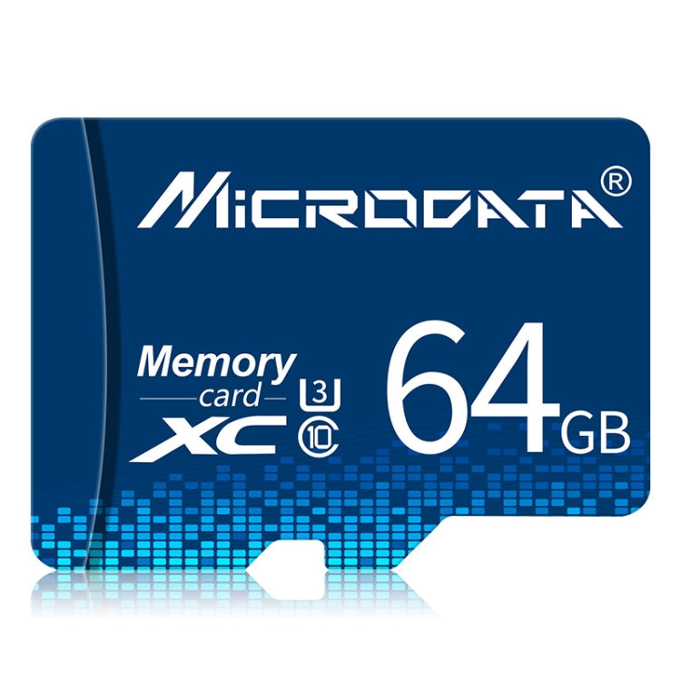 Tarjeta de Memoria MICRODATA 64GB U3 Azul TF(Micro SD), 64GB