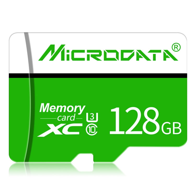 Tarjeta de Memoria MICRODATA 128GB U3 Verde y Blanca TF(Micro SD), 128GB