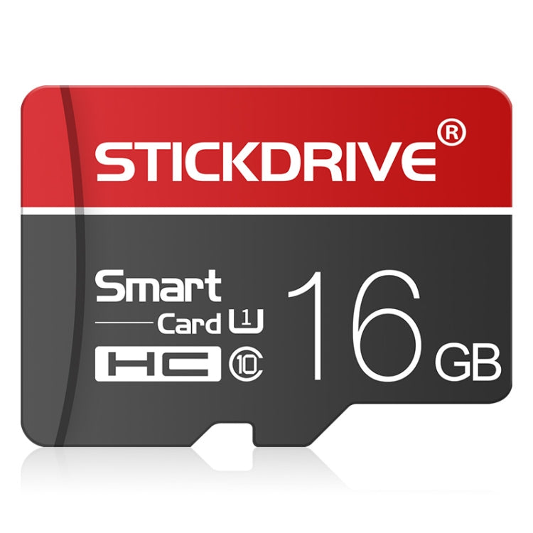 Tarjeta de memoria STICKDRIVE 16GB U1 Línea Blanca Roja y Negra TF(Micro SD), 16GB