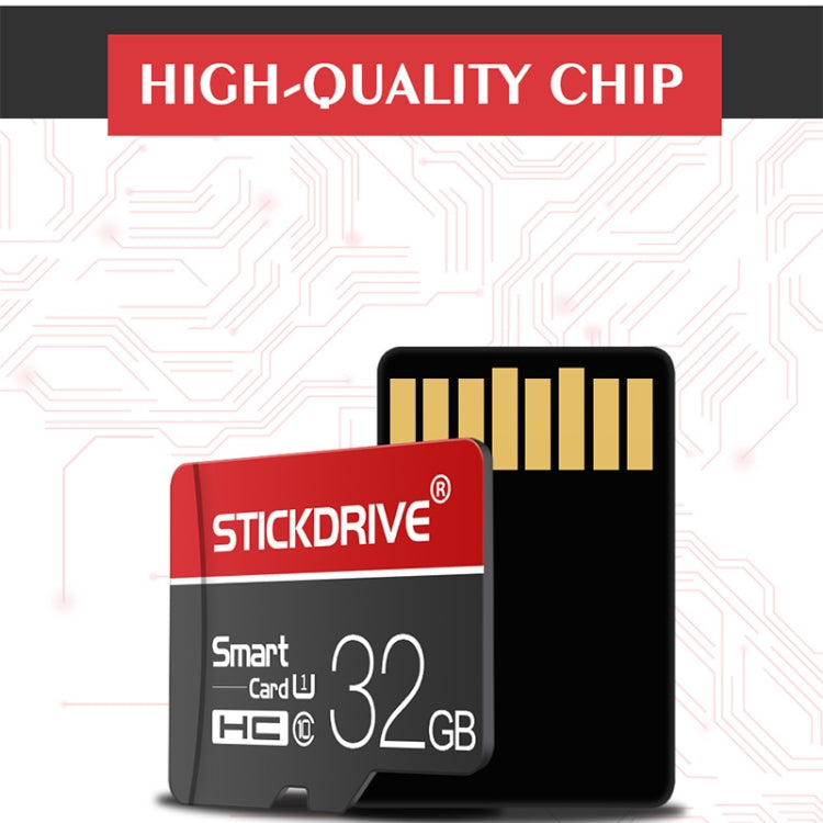 Tarjeta de memoria STICKDRIVE 16GB U1 Línea Blanca Roja y Negra TF(Micro SD), 16GB