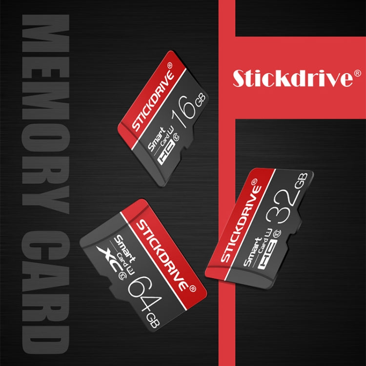 Tarjeta de memoria STICKDRIVE 16GB U1 Línea Blanca Roja y Negra TF(Micro SD), 16GB