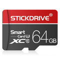 Tarjeta de memoria STICKDRIVE 64GB U3 Línea Blanca Roja y Negra TF(Micro SD), 64GB