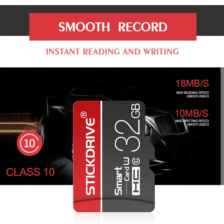 STICKDRIVE 128GB U3 Línea Blanca Tarjeta de Memoria TF(Micro SD) Roja y Negra, 128GB