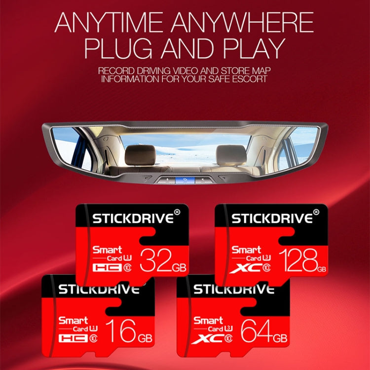 Stickdrive Tarjeta de memoria Micro SD(TF) Clase 10 de alta velocidad de 128 GB, 128GB