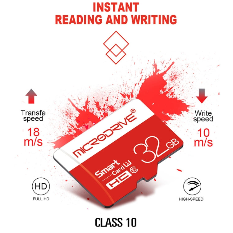 Tarjeta de memoria MicroSD(TF) Microdrive de alta velocidad de 16 GB Clase 10, 16GB