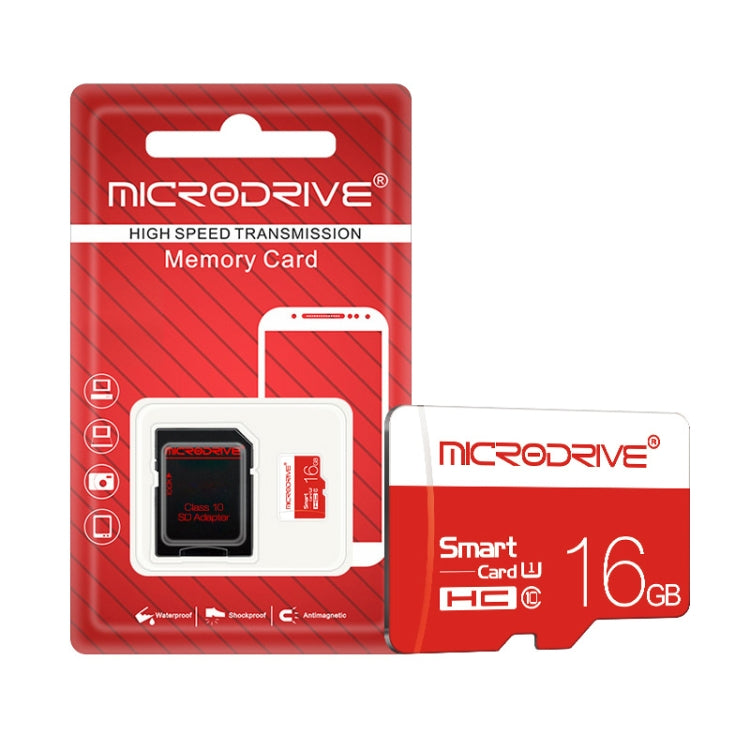 Tarjeta de memoria MicroSD(TF) Microdrive de alta velocidad de 16 GB Clase 10, 16GB