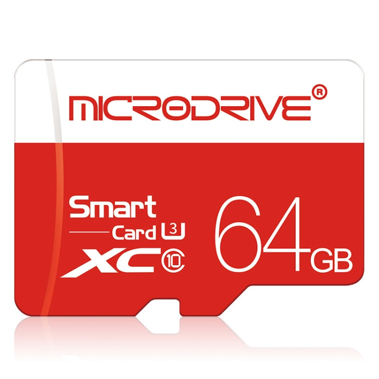 Microdrive 64GB Clase 10 Tarjeta de memoria Micro SD(TF) Clase 10 de alta velocidad, 64GB
