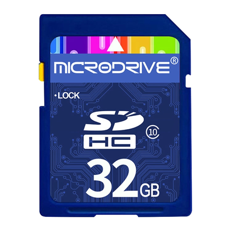 Tarjeta de memoria SD Microdrive de 32 GB de alta velocidad Clase 10 para todos los dispositivos digitales con ranura para tarjeta SD, 32GB