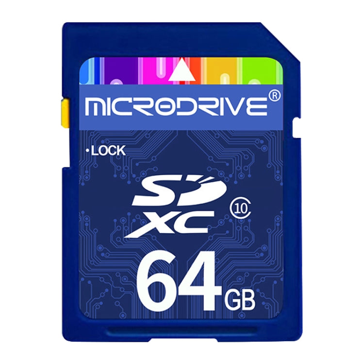 Tarjeta de memoria SD Microdrive de 64 GB de alta velocidad Clase 10 para todos los dispositivos digitales con ranura para tarjeta SD, 64GB