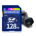 Tarjeta de memoria SD Microdrive de 128 GB de alta velocidad Clase 10 para todos los dispositivos digitales con ranura para tarjeta SD, 128GB