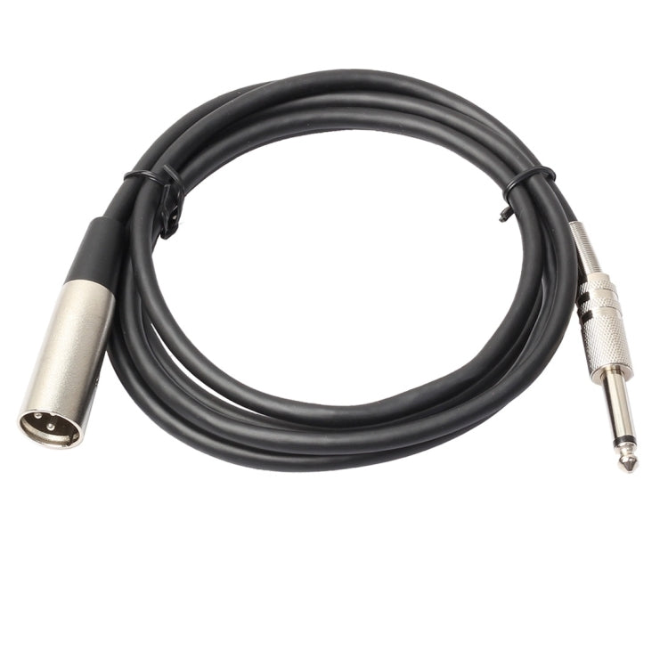 Cable de audio para micrófono mono blindado de 3 pines macho a 1/4 de pulgada (6,35 mm), Length: 1.8m, Length: 3m, Length: 5m, Length: 7.6m, Length: 10m