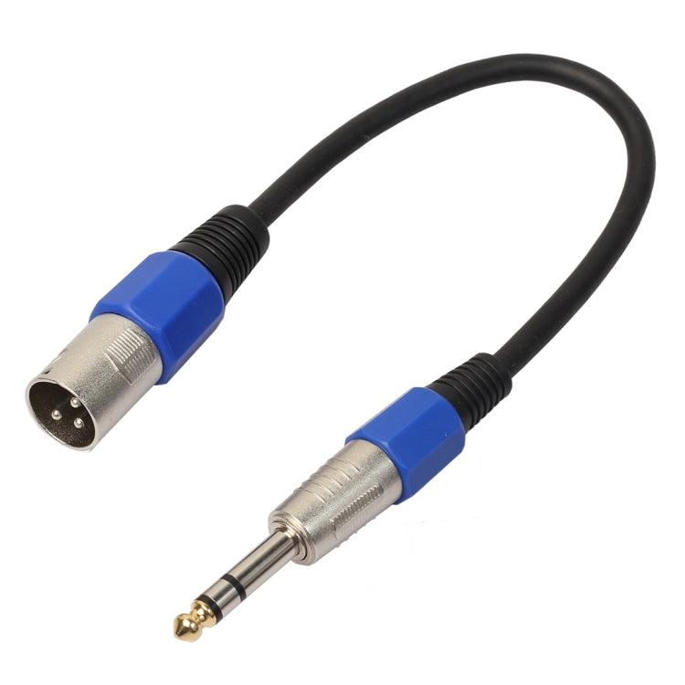 Cable de audio para micrófono estéreo XLR de 30 cm macho de 3 pines a XLR hembra de 1/4 pulgadas (6,35 mm), BK2013KM