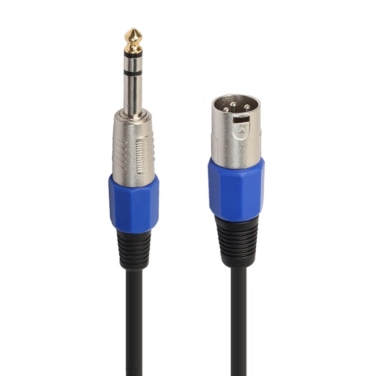 Cable de audio para micrófono estéreo XLR de 30 cm macho de 3 pines a XLR hembra de 1/4 pulgadas (6,35 mm), BK2013KM