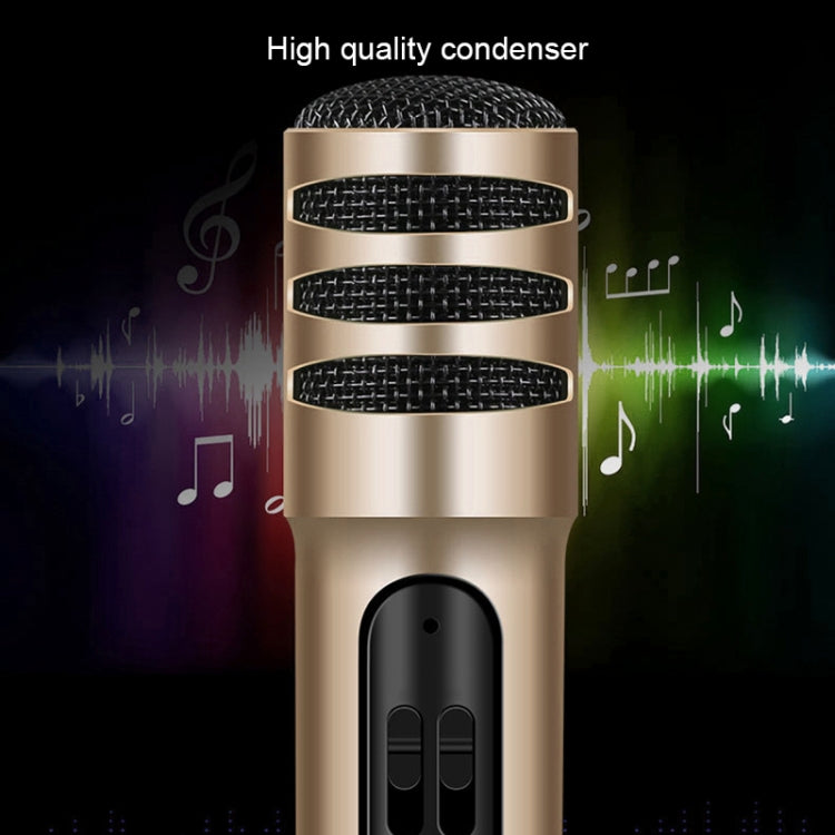 Micrófono de condensador BGN-C7, teléfono móvil Dual, Karaoke, micrófono para cantar en vivo, tarjeta de sonido incorporada