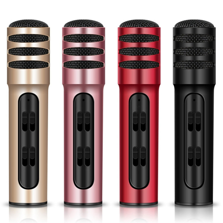 Micrófono de condensador BGN-C7, teléfono móvil Dual, Karaoke, micrófono para cantar en vivo, tarjeta de sonido incorporada