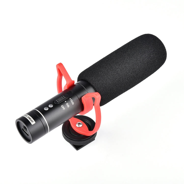 YELANGU YLG9930B MIC05 Micrófono de condensador de vídeo para entrevista profesional con cable de audio de 3,5 mm para videocámara DSLR y DV