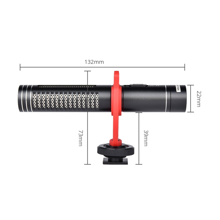 YELANGU YLG9930B MIC05 Micrófono de condensador de vídeo para entrevista profesional con cable de audio de 3,5 mm para videocámara DSLR y DV