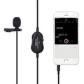 YELANGU YLG9926B MY2 Mini micrófono Lavalier para teléfonos móviles/tabletas/cámaras digitales