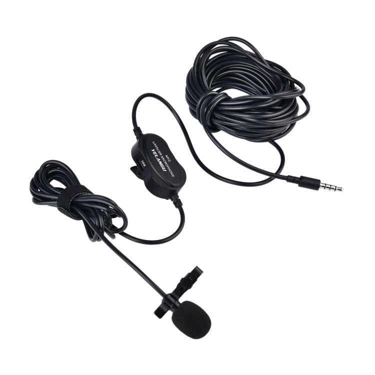 YELANGU YLG9926B MY2 Mini micrófono Lavalier para teléfonos móviles/tabletas/cámaras digitales