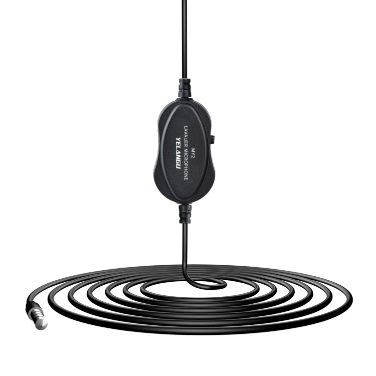 YELANGU YLG9926B MY2 Mini micrófono Lavalier para teléfonos móviles/tabletas/cámaras digitales