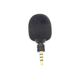 MK-5 4 niveles Pin 3,5mm enchufe chapado en oro teléfono móvil en vivo tableta portátil Mini micrófono curvo, 4 Level Pin
