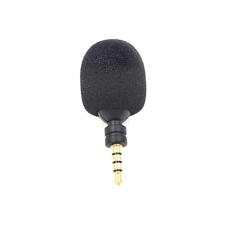MK-5 4 niveles Pin 3,5mm enchufe chapado en oro teléfono móvil en vivo tableta portátil Mini micrófono curvo, 4 Level Pin