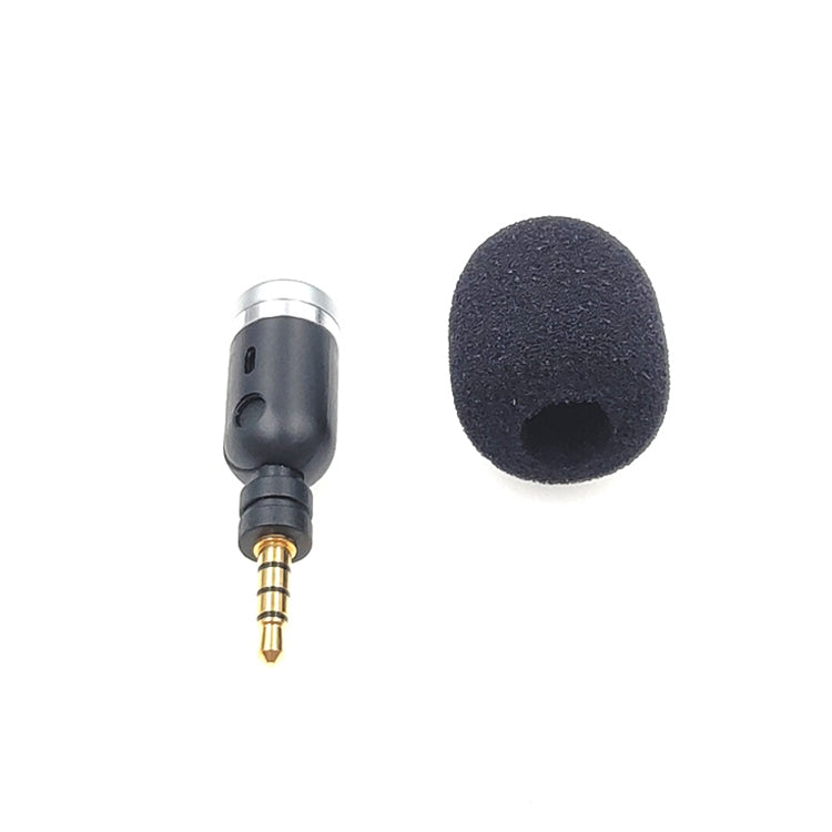 MK-5 4 niveles Pin 3,5mm enchufe chapado en oro teléfono móvil en vivo tableta portátil Mini micrófono curvo, 4 Level Pin
