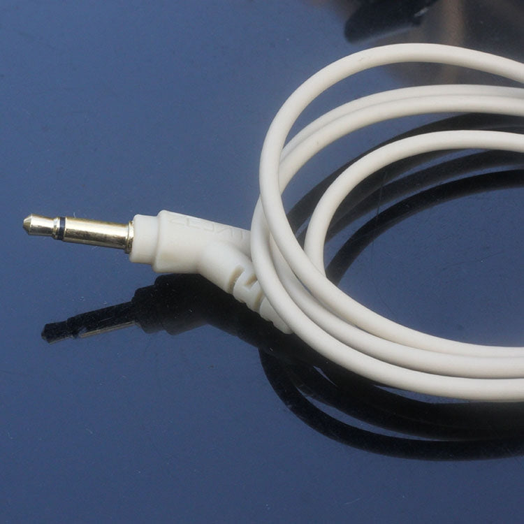 MK-7 Altavoz de mano con cabezal acodado de 3,5 mm, micrófono montado en el cuello con cordón, longitud: 1 m