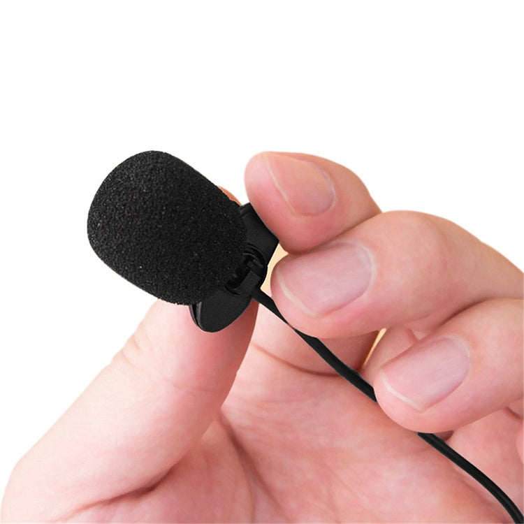 ZJ002MR Mono 2,5 mm Enchufe recto Visera solar para automóvil Intérprete inalámbrico Guía turístico Megáfono Lavalier Micrófono con cable, Longitud: 3 m, Mono 2.5mm