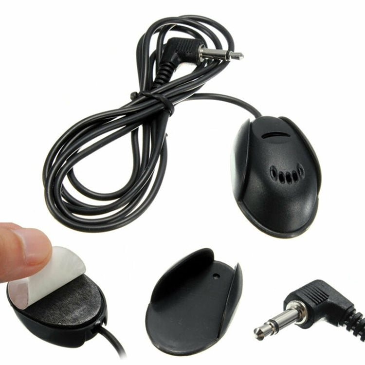 ZJ010MR Mono Conector de cabeza angular de 3,5 mm Navegación para automóvil Altavoz GPS Micrófono Bluetooth de pasta externa, Longitud: 3 m, 3.5mm