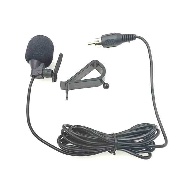 ZJ015MR RCA Lotus Plug Navegación para automóvil DVD Micrófono de pasta externa, Longitud: 3 m, RCA Lotus Plug