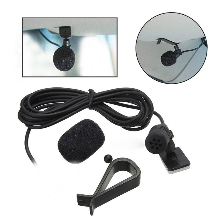 ZJ015MR RCA Lotus Plug Navegación para automóvil DVD Micrófono de pasta externa, Longitud: 3 m, RCA Lotus Plug