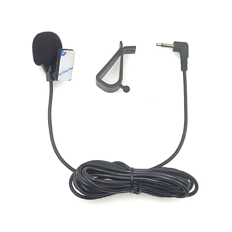 ZJ015MR Mono Conector de cabeza angular de 2,5 mm Navegación para automóvil DVD Micrófono de pasta externa, Longitud: 3 m, Mono 2.5mm Angle Head