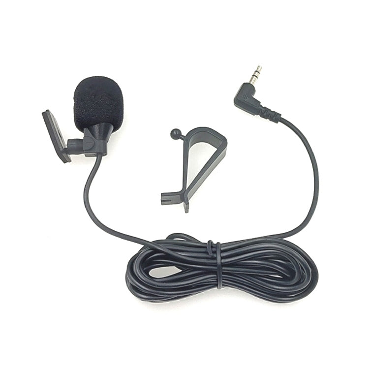 ZJ015MR Estéreo Conector de cabeza angular de 3,5 mm Navegación para automóvil DVD Micrófono de pasta externa, Longitud: 3 m, Stereo 3.5mm Angle Head