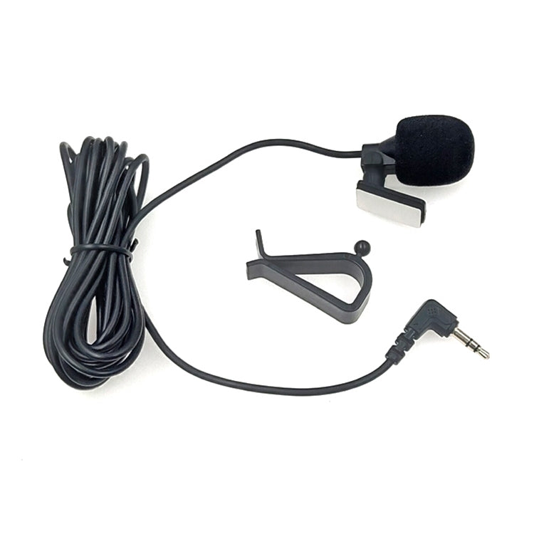 ZJ015MR Estéreo Conector de cabeza angular de 3,5 mm Navegación para automóvil DVD Micrófono de pasta externa, Longitud: 3 m, Stereo 3.5mm Angle Head