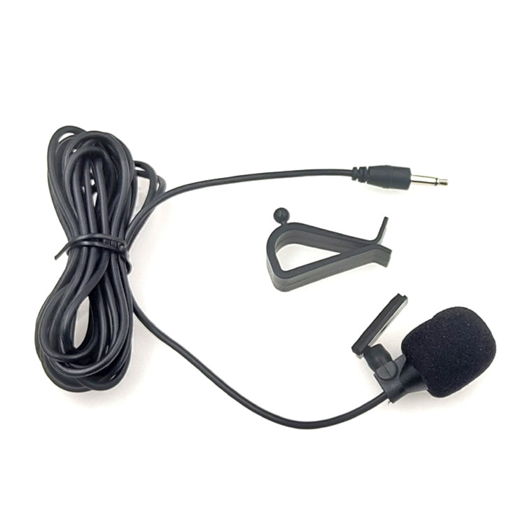 ZJ015MR Mono 3,5 mm Conector recto Navegación para automóvil DVD Micrófono de pasta externa, Longitud: 3 m, Mono 3.5mm Straight