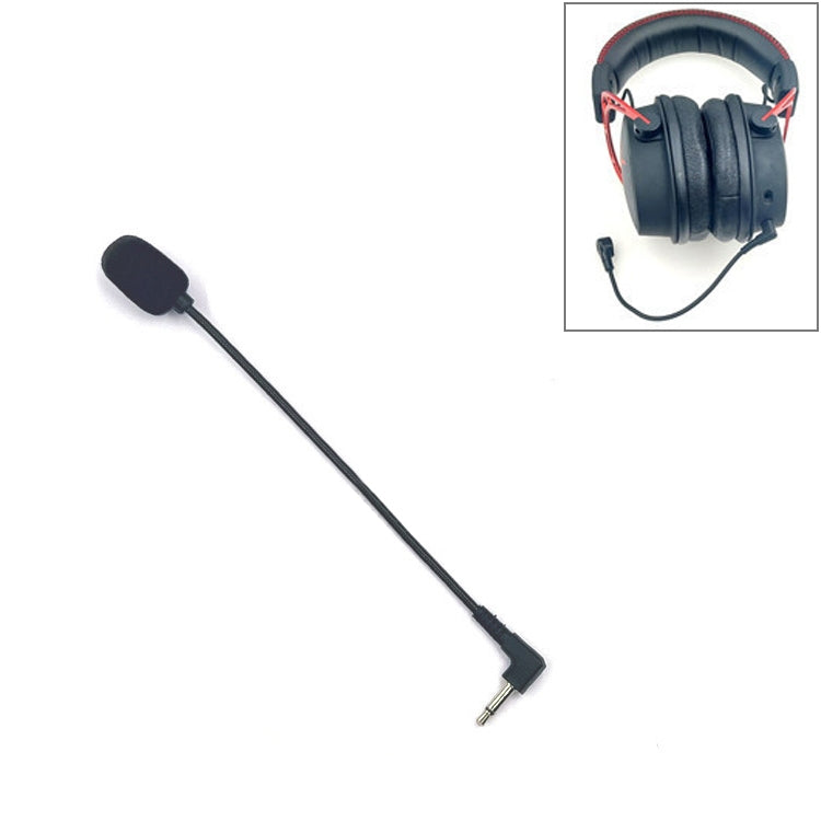 ZJ033MR-03 19cm Mono 3,5mm Conector de cabeza angular Auriculares para juegos Tarjeta de sonido Micrófono en vivo, 17cm Mono Angle Head