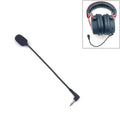 ZJ033MR-03 19cm Mono 3,5mm Conector de cabeza angular Auriculares para juegos Tarjeta de sonido Micrófono en vivo, 17cm Mono Angle Head