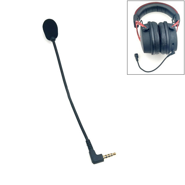 ZJ033MR-03 19cm 4 niveles Pin 3,5mm ángulo cabeza enchufe Gaming auriculares tarjeta de sonido micrófono en vivo, 17cm 4 Level Pin Angle Head
