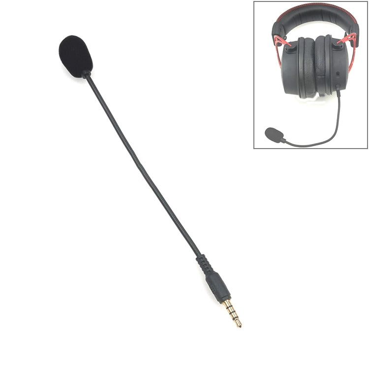 ZJ033MR-03 17cm 4 niveles Pin 3,5mm enchufe recto auriculares para juegos tarjeta de sonido micrófono en vivo, 19cm 4 Level Pin Straight Plug