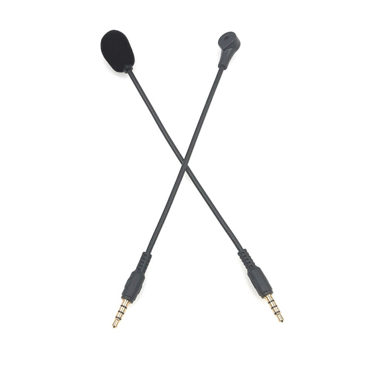 ZJ033MR-03 19cm 4 niveles Pin 3,5mm enchufe recto auriculares para juegos tarjeta de sonido micrófono en vivo, 19cm 4 Level Pin Straight Plug